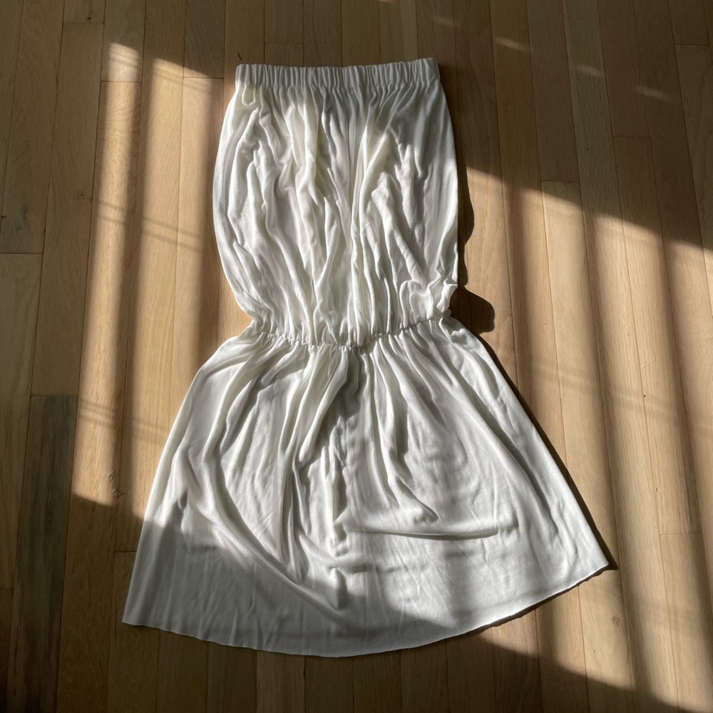White summer dress size S